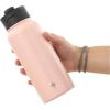 imageJoyJolt Stainless Steel 22 oz Star Wars Water Bottle with Straw Lid BPAFree Sports and Travel Vacuum Insulated Water Bottle Destination Collection Death Star Bottle Star Wars GiftsBlush Pink