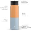 imageJoyJolt Stainless Steel 22 oz Star Wars Water Bottle with Straw Lid BPAFree Sports and Travel Vacuum Insulated Water Bottle Destination Collection Death Star Bottle Star Wars GiftsOrangeBlue