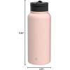 imageJoyJolt Stainless Steel 22 oz Star Wars Water Bottle with Straw Lid BPAFree Sports and Travel Vacuum Insulated Water Bottle Destination Collection Death Star Bottle Star Wars GiftsBlush Pink
