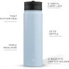 imageJoyJolt Stainless Steel 22 oz Star Wars Water Bottle with Straw Lid BPAFree Sports and Travel Vacuum Insulated Water Bottle Destination Collection Death Star Bottle Star Wars GiftsCloud Blue