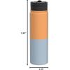 imageJoyJolt Stainless Steel 22 oz Star Wars Water Bottle with Straw Lid BPAFree Sports and Travel Vacuum Insulated Water Bottle Destination Collection Death Star Bottle Star Wars GiftsOrangeBlue