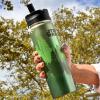 imageJoyJolt Stainless Steel 22 oz Star Wars Water Bottle with Straw Lid BPAFree Sports and Travel Vacuum Insulated Water Bottle Destination Collection Death Star Bottle Star Wars GiftsEndor