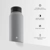 imageJoyJolt Stainless Steel 22 oz Star Wars Water Bottle with Straw Lid BPAFree Sports and Travel Vacuum Insulated Water Bottle Destination Collection Death Star Bottle Star Wars GiftsDove Grey