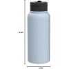 imageJoyJolt Stainless Steel 22 oz Star Wars Water Bottle with Straw Lid BPAFree Sports and Travel Vacuum Insulated Water Bottle Destination Collection Death Star Bottle Star Wars GiftsCloud Blue