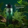 imageJoyJolt Stainless Steel 22 oz Star Wars Water Bottle with Straw Lid BPAFree Sports and Travel Vacuum Insulated Water Bottle Destination Collection Death Star Bottle Star Wars GiftsEndor