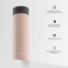 imageJoyJolt Stainless Steel 22 oz Star Wars Water Bottle with Straw Lid BPAFree Sports and Travel Vacuum Insulated Water Bottle Destination Collection Death Star Bottle Star Wars GiftsBlush Pink