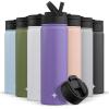 imageJoyJolt Stainless Steel 22 oz Star Wars Water Bottle with Straw Lid BPAFree Sports and Travel Vacuum Insulated Water Bottle Destination Collection Death Star Bottle Star Wars GiftsLilac Purple