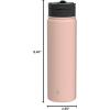 imageJoyJolt Stainless Steel 22 oz Star Wars Water Bottle with Straw Lid BPAFree Sports and Travel Vacuum Insulated Water Bottle Destination Collection Death Star Bottle Star Wars GiftsBlush Pink