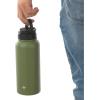 imageJoyJolt Stainless Steel 22 oz Star Wars Water Bottle with Straw Lid BPAFree Sports and Travel Vacuum Insulated Water Bottle Destination Collection Death Star Bottle Star Wars GiftsForest Green