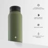 imageJoyJolt Stainless Steel 22 oz Star Wars Water Bottle with Straw Lid BPAFree Sports and Travel Vacuum Insulated Water Bottle Destination Collection Death Star Bottle Star Wars GiftsForest Green