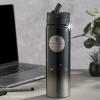 imageJoyJolt Stainless Steel 22 oz Star Wars Water Bottle with Straw Lid BPAFree Sports and Travel Vacuum Insulated Water Bottle Destination Collection Death Star Bottle Star Wars GiftsDeath Star