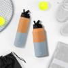 imageJoyJolt Stainless Steel 22 oz Star Wars Water Bottle with Straw Lid BPAFree Sports and Travel Vacuum Insulated Water Bottle Destination Collection Death Star Bottle Star Wars GiftsOrangeBlue