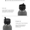 imageJoyJolt Stainless Steel 22 oz Star Wars Water Bottle with Straw Lid BPAFree Sports and Travel Vacuum Insulated Water Bottle Destination Collection Death Star Bottle Star Wars GiftsGrayBlack