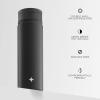 imageJoyJolt Stainless Steel 22 oz Star Wars Water Bottle with Straw Lid BPAFree Sports and Travel Vacuum Insulated Water Bottle Destination Collection Death Star Bottle Star Wars GiftsMatte Black