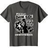 imageStar Wars Darth Vader Join the Dark Side Destiny Punk Rock TShirtAsphalt Grey