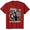 imageStar Wars Darth Vader Join the Dark Side Destiny Punk Rock TShirtCranberry Red
