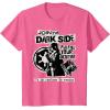 imageStar Wars Darth Vader Join the Dark Side Destiny Punk Rock TShirtPink Heather