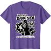imageStar Wars Darth Vader Join the Dark Side Destiny Punk Rock TShirtPurple Heather