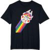 imageStar Wars Rainbow Millennium Falcon TShirtBlack