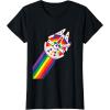 imageStar Wars Rainbow Millennium Falcon TShirtBlack