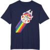 imageStar Wars Rainbow Millennium Falcon TShirtNavy Blue