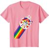 imageStar Wars Rainbow Millennium Falcon TShirtPink
