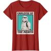 imageStar Wars Stormtrooper Employee of The Month TShirtCranberry Red