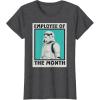 imageStar Wars Stormtrooper Employee of The Month TShirtDark Heather Grey