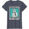 imageStar Wars Stormtrooper Employee of The Month TShirtHeather Blue