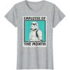 imageStar Wars Stormtrooper Employee of The Month TShirtHeather Grey