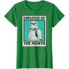 imageStar Wars Stormtrooper Employee of The Month TShirtKelly Green
