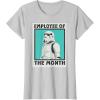 imageStar Wars Stormtrooper Employee of The Month TShirtSilver Grey