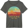imageStar Wars Tatooine Postcard Fun in the Sun Vintage Disney TShirtAsphalt Grey