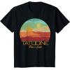 imageStar Wars Tatooine Postcard Fun in the Sun Vintage Disney TShirtBlack