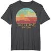 imageStar Wars Tatooine Postcard Fun in the Sun Vintage Disney TShirtDark Heather Grey