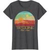 imageStar Wars Tatooine Postcard Fun in the Sun Vintage Disney TShirtDark Heather Grey