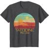 imageStar Wars Tatooine Postcard Fun in the Sun Vintage Disney TShirtDark Heather Grey