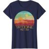 imageStar Wars Tatooine Postcard Fun in the Sun Vintage Disney TShirtNavy Blue