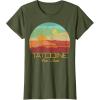 imageStar Wars Tatooine Postcard Fun in the Sun Vintage Disney TShirtOlive Green