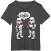 imageStar Wars Wrong Droids Funny Comic Disney TShirtDark Heather Grey