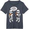 imageStar Wars Wrong Droids Funny Comic Disney TShirtHeather Blue