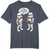 imageStar Wars Wrong Droids Funny Comic Disney TShirtHeather Blue