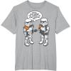 imageStar Wars Wrong Droids Funny Comic Disney TShirtHeather Grey