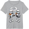 imageStar Wars Wrong Droids Funny Comic Disney TShirtHeather Grey