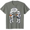 imageStar Wars Wrong Droids Funny Comic Disney TShirtOlive Heather