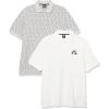 imageAmazon Essentials Disney  Marvel  Star Wars Mens RegularFit Cotton Pique Polo Shirt Pack of 2Star Wars Vader Icons