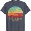 imageStar Wars Tatooine Postcard Fun in the Sun Vintage Disney TShirtHeather Blue