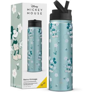 imageJoyJolt Stainless Steel 22 oz Star Wars Water Bottle with Straw Lid BPAFree Sports and Travel Vacuum Insulated Water Bottle Destination Collection Death Star Bottle Star Wars GiftsFlowers