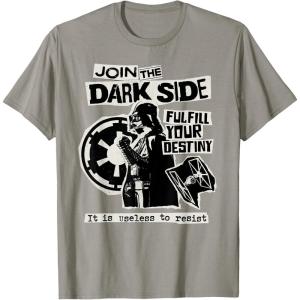 imageStar Wars Darth Vader Join the Dark Side Destiny Punk Rock TShirtSlate Grey