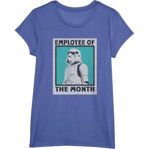 imageStar Wars Stormtrooper Employee of The Month TShirtBright Blue Heather